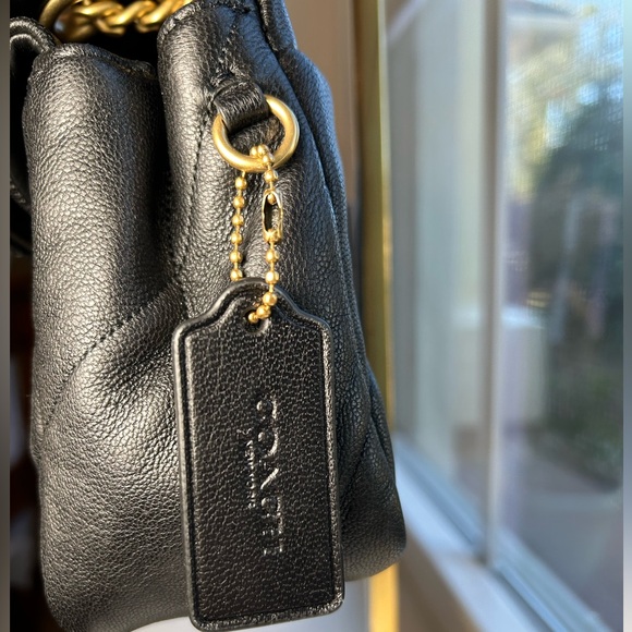 NWT🌷COACH Quilted Leather Tabby 26 with Gold Hardware Shoulder Cross Body Bag - Picture 12 of 16